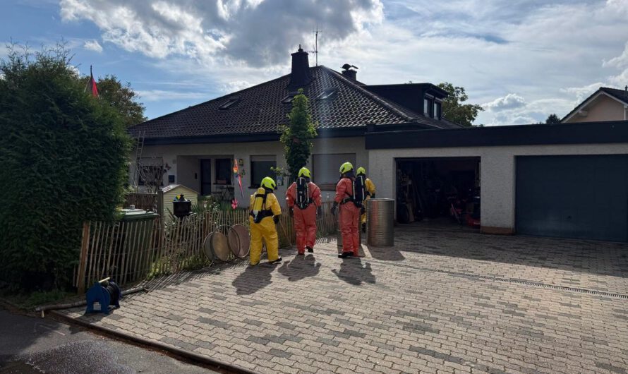 ABC-Einsatz nach Kleinbrand